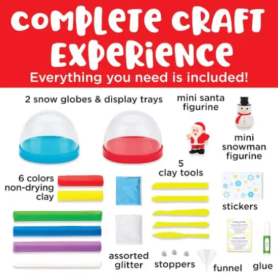 Creativity for Kids&reg; Make Your Own Holiday Snow Globes {3}