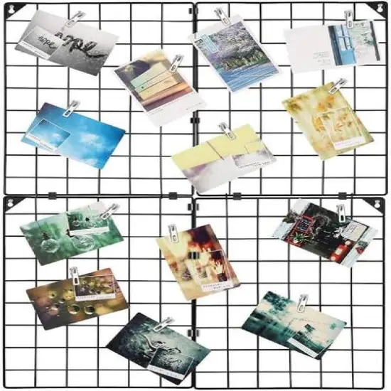 NEX&trade; Black Wall Grid Panel with 3 Wire Baskets {3}