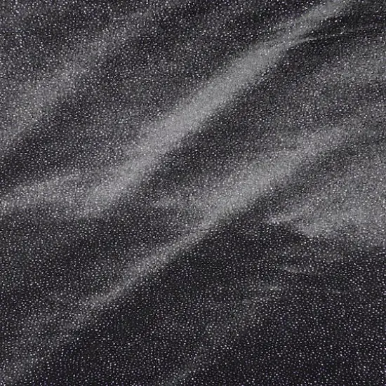 Feldman Black with Purple Sparkle Stretch Velvet Fabric {3}