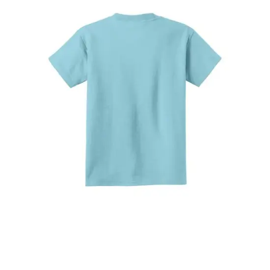 Port & Company&reg; Beach Wash Garment-Dyed Youth T-Shirt Mist {5}