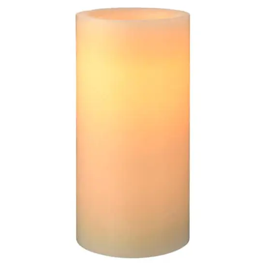 3" x 6" Cream LED WaxPillar Candle by Ashland&reg; {4}