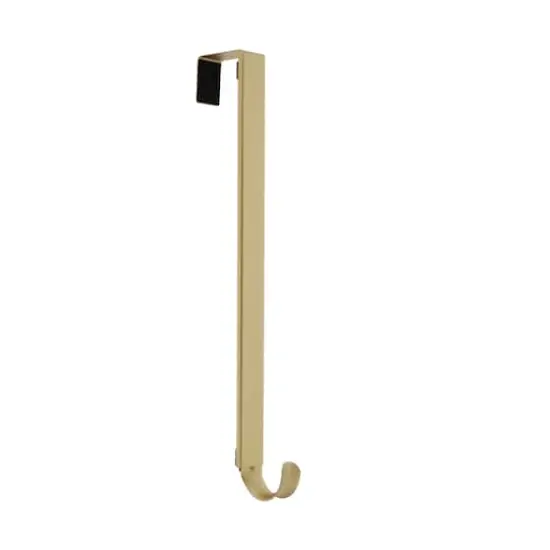 Haute Decor Adjustable Over-the-Door Textured Wreath Hanger Gold {1}