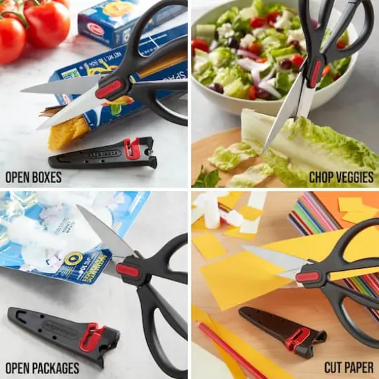 Farberware EdgeKeeper Black All Purpose Shears {6}