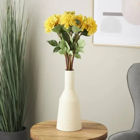 30" Yellow Dahlia Artificial Flower Stem, 8ct. {9}