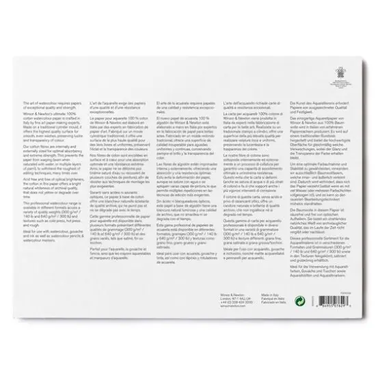 Winsor & Newton® Professional™ Cold Press Watercolor Paper Pad, 9" x 12" {3}