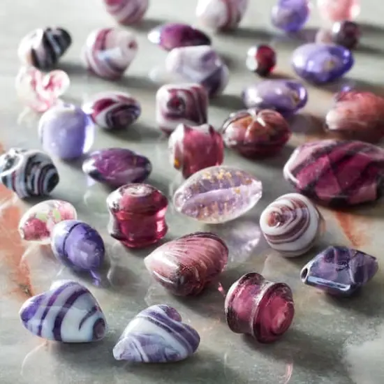 Mixed Lampwork Glass Craft Beads by Bead Landing&trade; Purple {3}