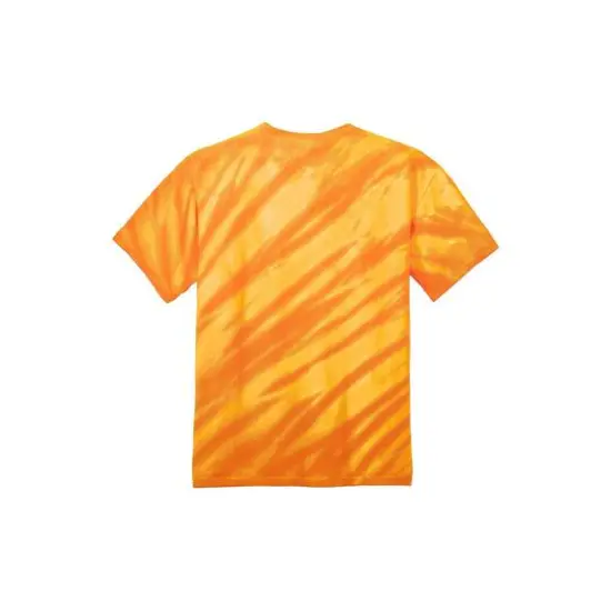 Port & Company&reg; Tiger Stripe Tie-Dye T-Shirt Gold {5}