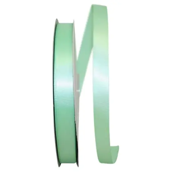 JAM Paper 5/8" x 100yd. Satin Single Face Ribbon Mint {1}
