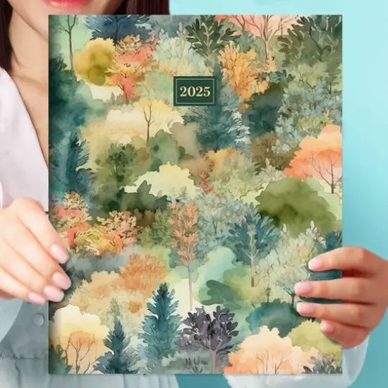 TF Publishing 2025 Mural of Trees Large Monthly Planner {3}