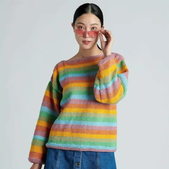 Caron&reg; Cinnamon Swirl Cakes&trade; Yarn Heatwave {10}