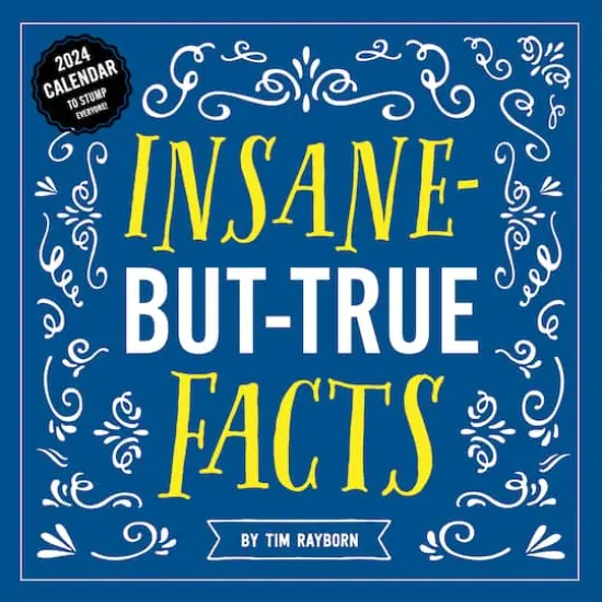 TF Publishing 2024 Insane But True Wall Calendar {1}