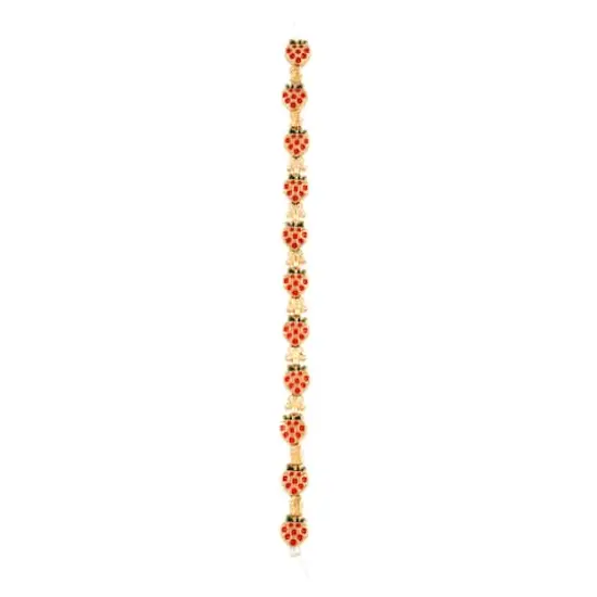 Red Strawberry & Gold Flower Beads by Bead Landing&trade; {4}