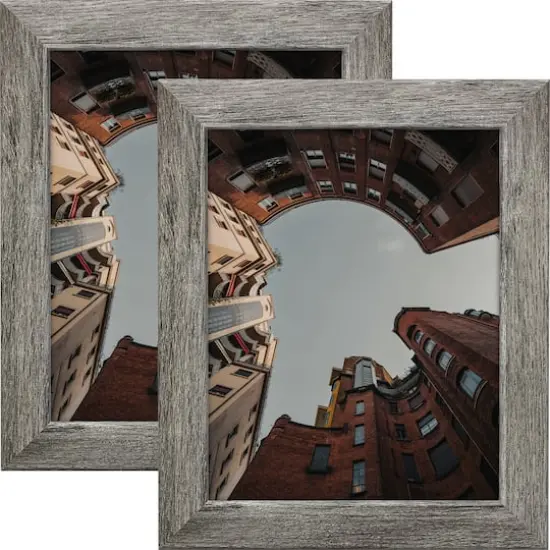 2 Pack Craig Frames Bauhaus 125 Barnwood Gray Picture Frame {7}