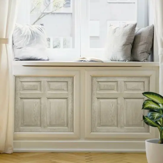 Roommates Beveled Wood Paneling Peel & Stick Wallpaper Brown {7}