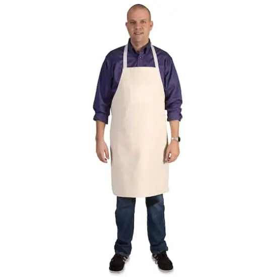 Creativity Street&reg; Tan Adult Full Length Apron {1}