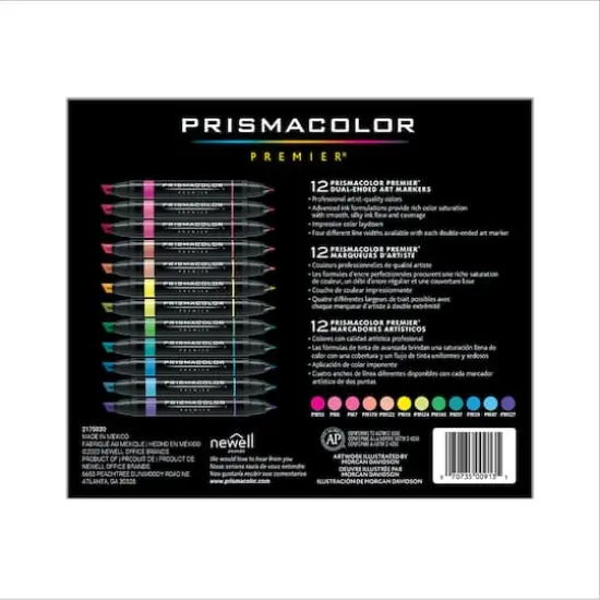 Prismacolor&reg; Premier&reg; Hyper Brights Dual-Ended Art Markers, 12ct. {7}