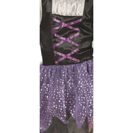 Medium Black & Purple Witch Girl's Costume {3}