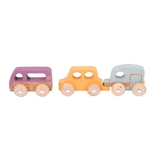 TickiT&reg; Rainbow Wooden Adventure Vehicles Play Set {3}