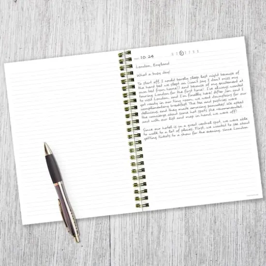 TF Publishing Business Black Spiral Lined Journal {6}