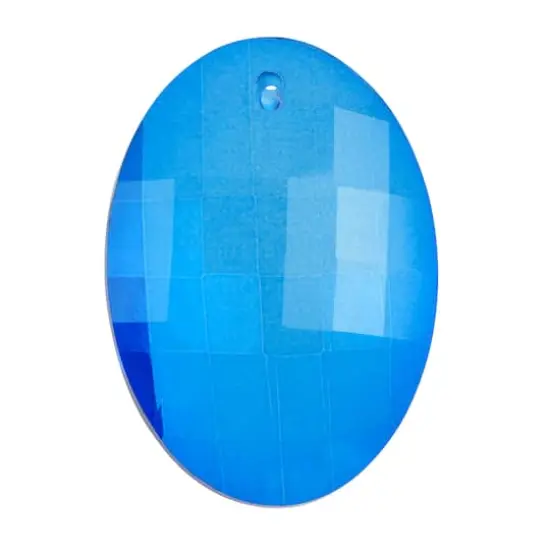 Faceted Glass Rhinestone Pendant Bead Mix by Bead Landing&trade; Blue {3}