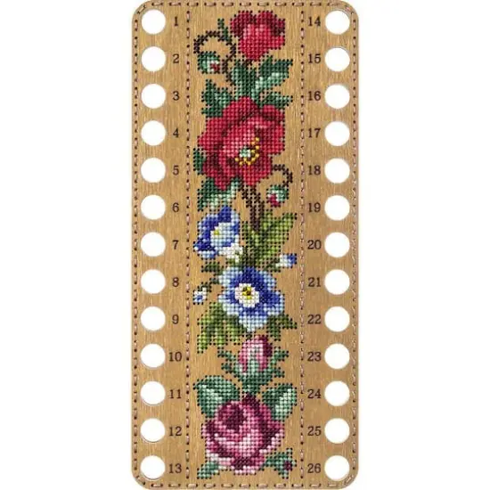 Wonderland Crafts Floral Numbered Embroidery Thread Organizer {4}