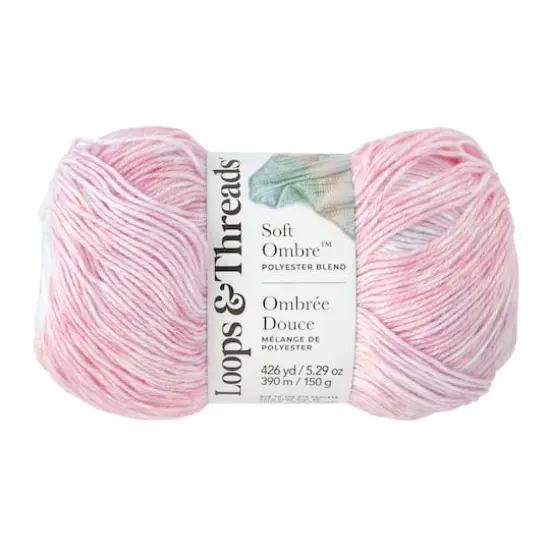 Soft Ombre&trade; Yarn by Loops & Threads&reg; Rose/Sky Blue/Lilac {1}