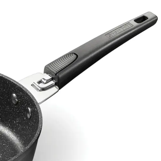 The Rock by Starfrit 9" Deep Fry Pan & Dutch Oven with Lid & Detachable Handle {8}