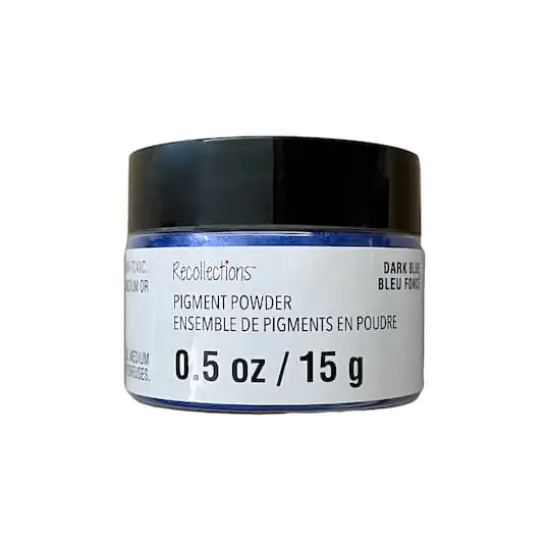 Pigment Powder by Recollections&trade;, 0.5oz. Dark Blue {1}