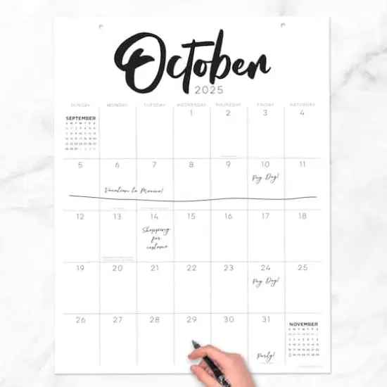 July 2025 - June 2026 Large Art Poster Wall Calendar {5}