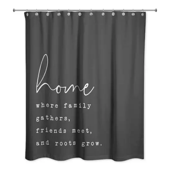 Home Where Family Gathers 71" x 74" Shower Curtain {3}