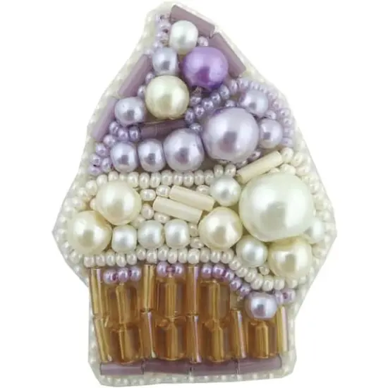 Crystal Art Beadwork Kit For Creating Broоch Cake {3}
