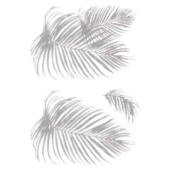 RoomMates Mr. Kate Tropical Shadow Palm Frond Peel & Stick Wall Decals {1}