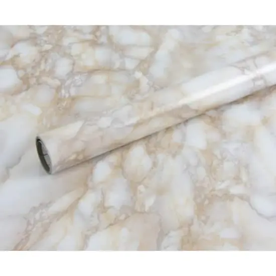 Fablon Grey Beige Carrara Adhesive Film {4}