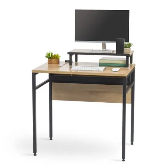 Iris&reg; Rustic Brown Computer Desk {1}