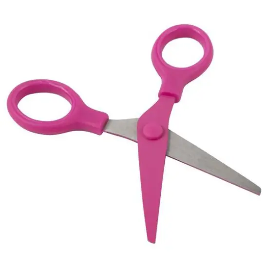 JAM Paper 5" Multi-Purpose Mini Scissors Pink {7}