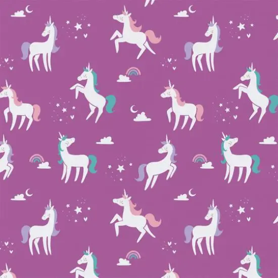 Emma & Mila&reg; Unicorn Iris Cotton Fabric 8yd. Bolt {1}