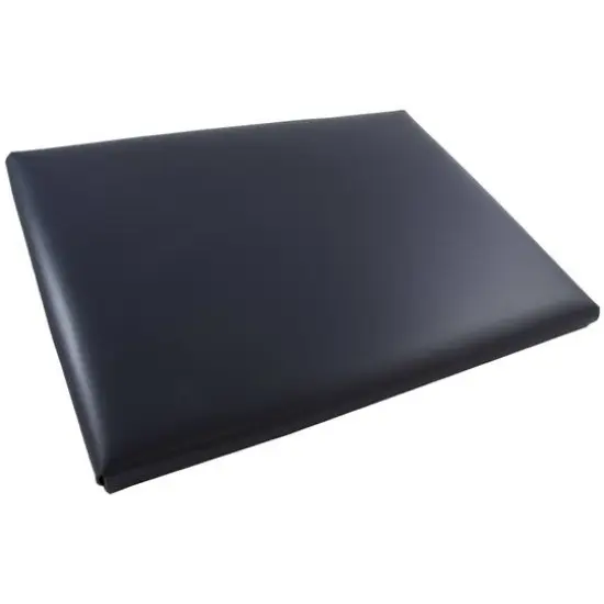 JAM Paper Italian Leather Snap Closure Portfolio Navy {6}