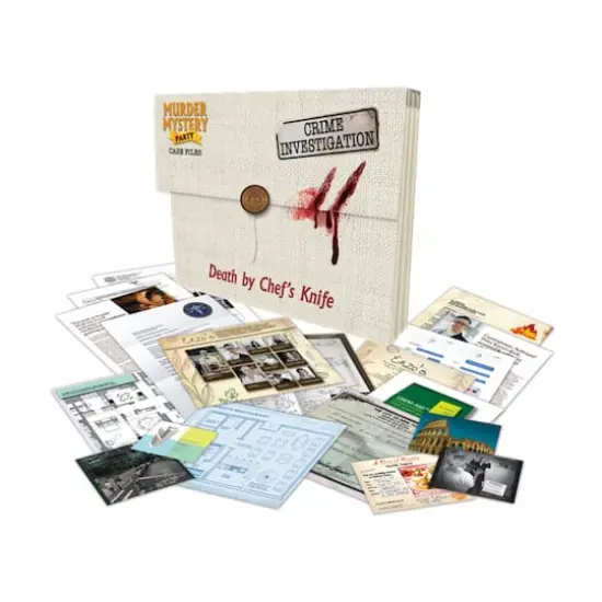 Murder Mystery Party Case Files: Death By Chef's Knife {1}