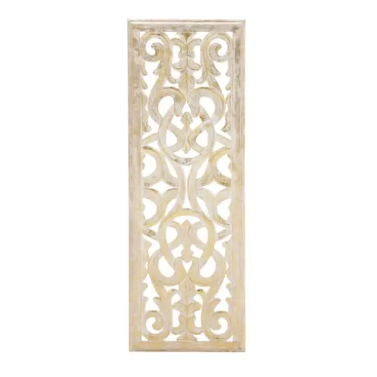 Gold Traditional Ornamental Wood Wall D&eacute;cor {1}