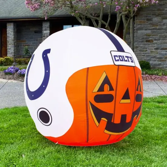 Sporticulture 4ft. Inflatable NFL Team Pride Jack-O' Helmet Indianapolis Colts {6}