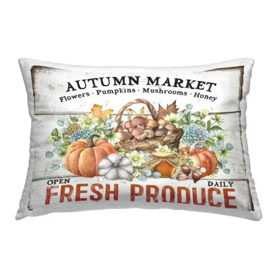 Stupell Industries Fresh Fall Produce Decorative Printed Throw Pillow {1}
