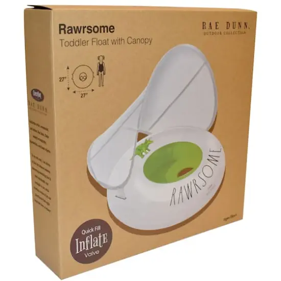 Rae Dunn Rawrsome Toddler Float with Canopy {5}