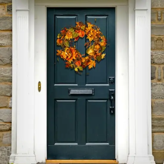 25'' Sunflower Wreath {3}