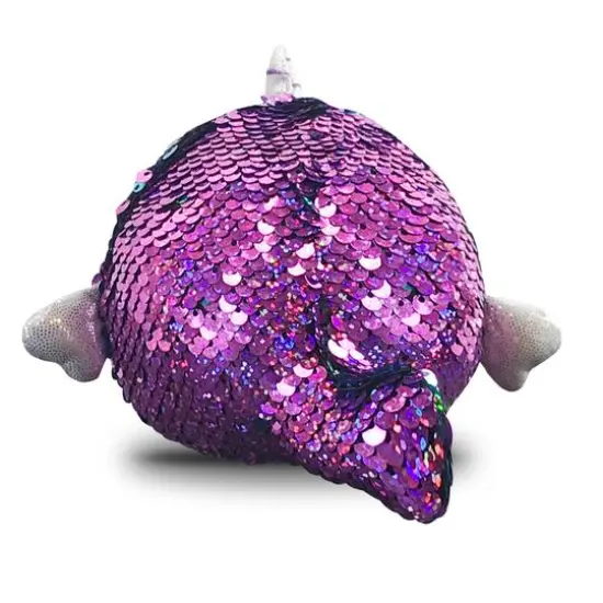 Beverly Hills Teddy Bear Squeezamals Shelby Sparkle Narwhal Stuffed Animal {5}
