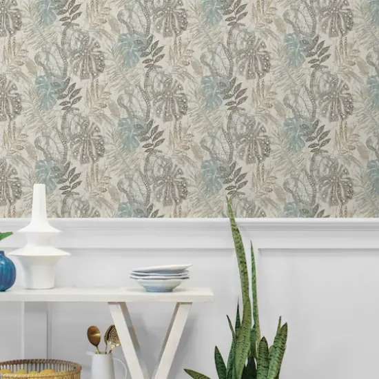 Tommy Bahama Cozumel Peel & Stick Wallpaper Steam {4}