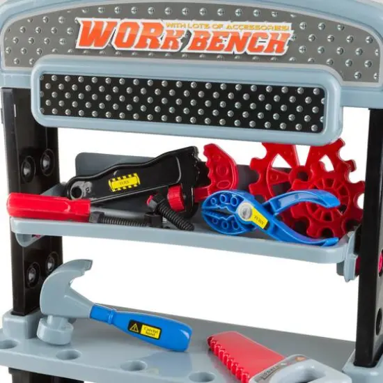 Toy Time Woodworking & Mechanic Workshop Tool Bench {8}