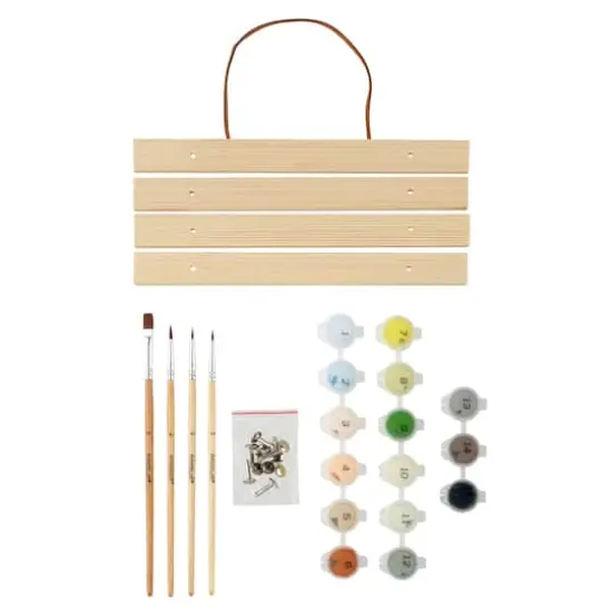 8" x 10" Vintage Duck Paint-by-Number Kit with Wood Display Hanger by Artist's Loft&reg; {3}