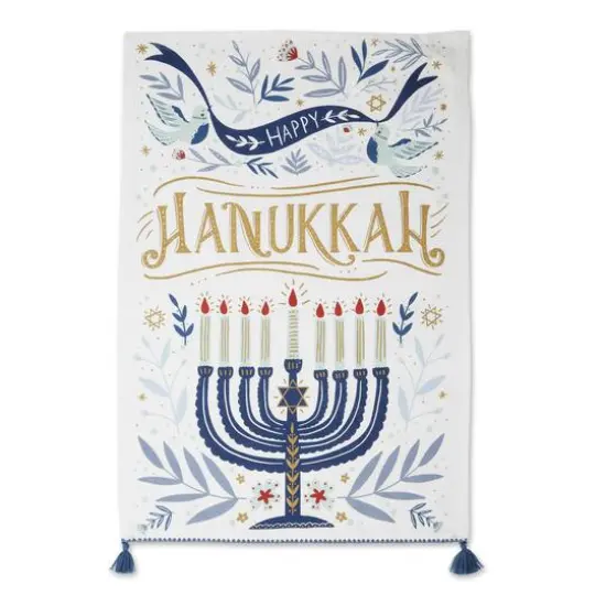 DII&reg; Assorted Happy Hanukkah Dishtowel Set {4}