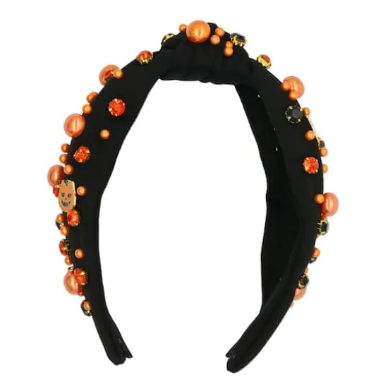 Orange & Black Jack-o'-Lantern Headband by Celebrate It&trade; {1}