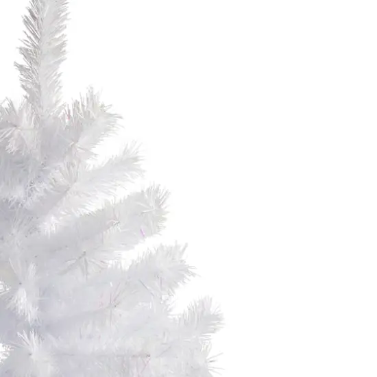 3ft. Unlit Icy Iridescent White Spruce Artificial Christmas Tree {3}